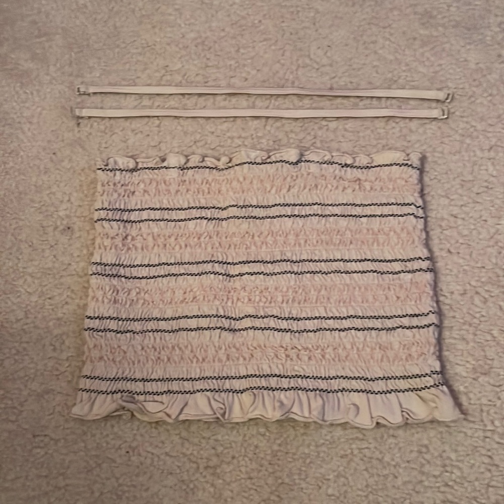 Cropped Tube top/tank top (removable straps)